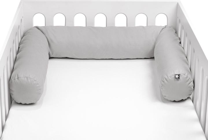Julius Zöllner Bettschlange uni light grey