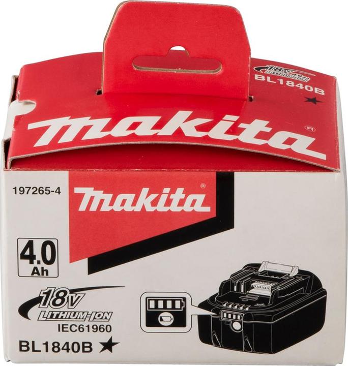 Actual product image Makita LXT BL1840B rechargeable battery (18 V)