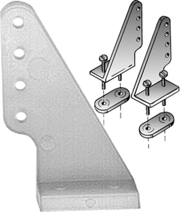 Image du produit Du-Bro Cornes de gouvernail en nylon L & R (2 pcs)