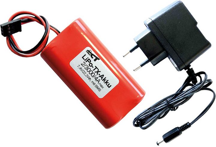 Produktbild TX Akku/Lader Set FX36 LiPo 3000