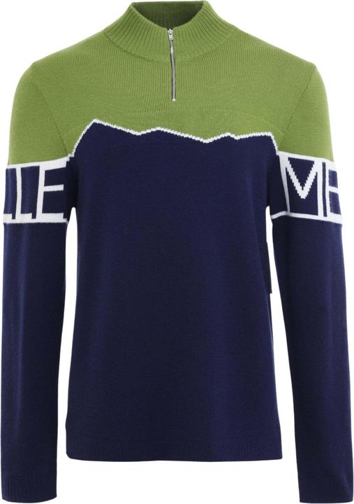 Bellemere Pullover Merino Super Fine Mountain Print Sweater