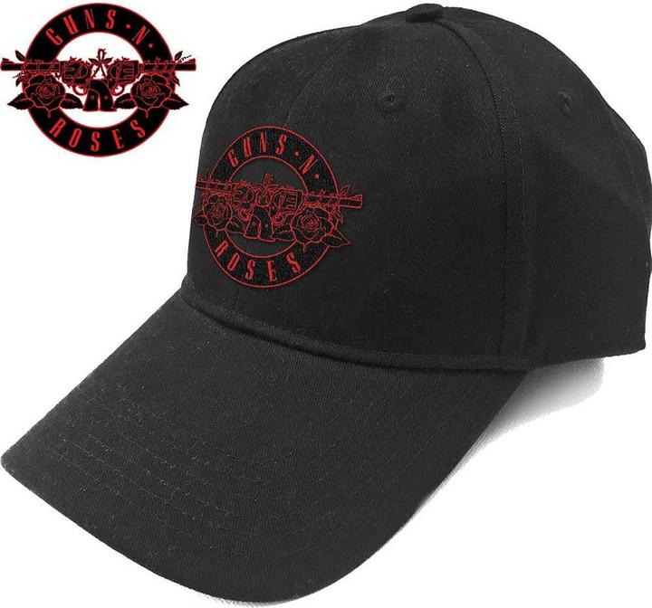 Actual product image Guns N Roses GunsNRoses Red Circle Logo Baseball Cap
