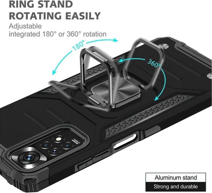 Actual product image OEM Other NITRO case for XIAOMI Redmi 12C black (Xiaomi Redmi 12C)