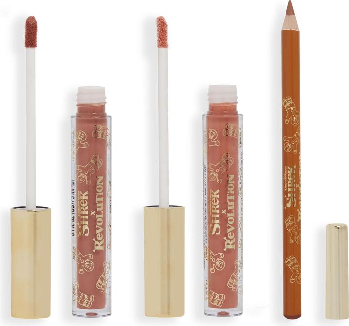 Makeup Revolution Shrek Gingy Lip Kit Set