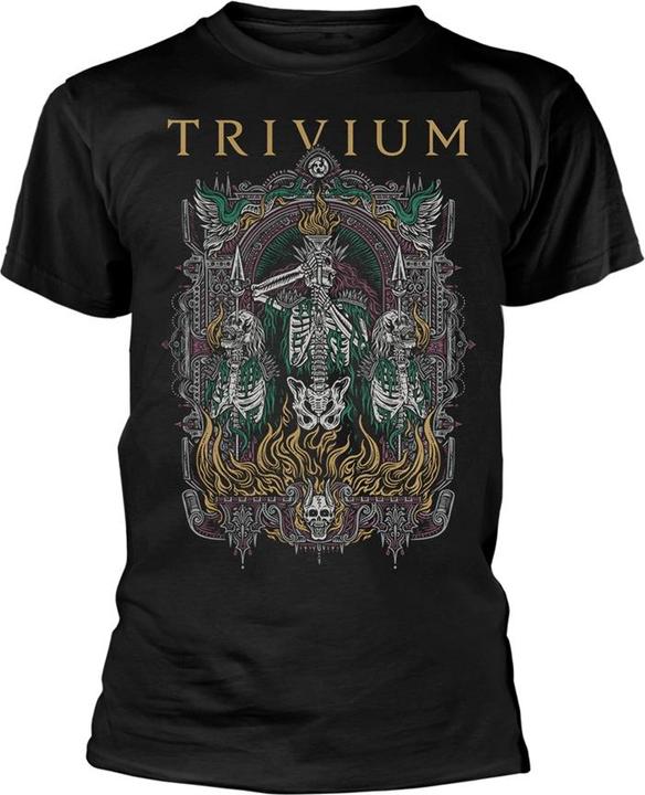 Trivium Skelly Frame Band Logo T Shirt XL (XL)