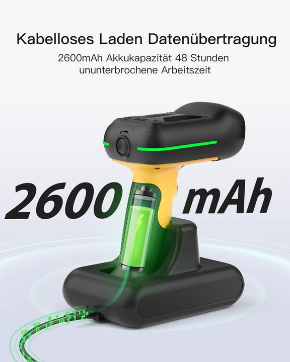 Actual product image Inateck Barcodescanner 75S black (BCST-75S black) (1D barcodes, 2D barcodes)