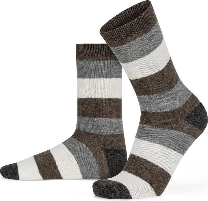 Produktbild Normani 6 Paar Alpakasocken breitgestreift (6er Pack, 43 - 46)