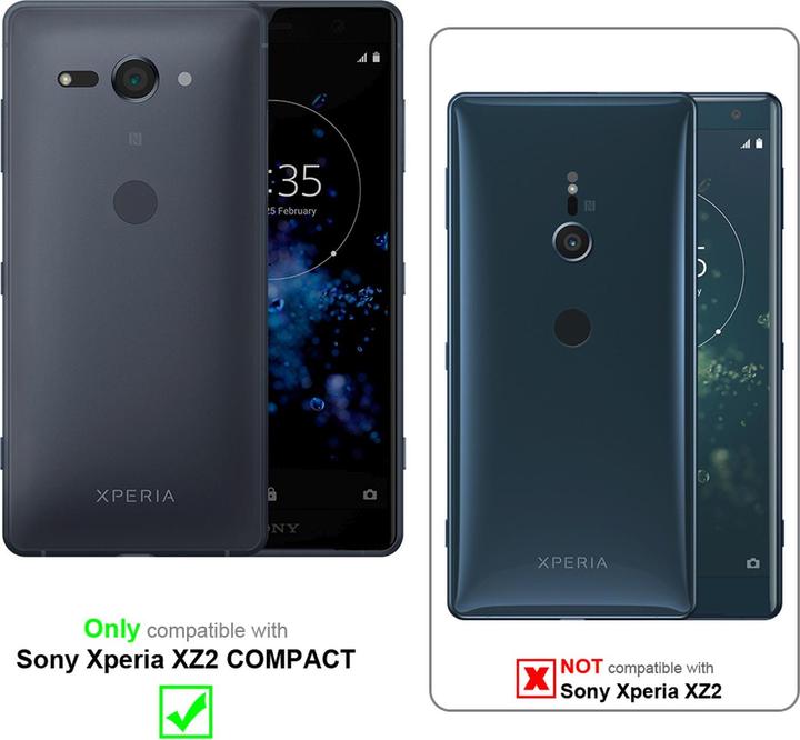 Actual product image Cadorabo Flip with structure cover (Sony Xperia XZ2 Compact)