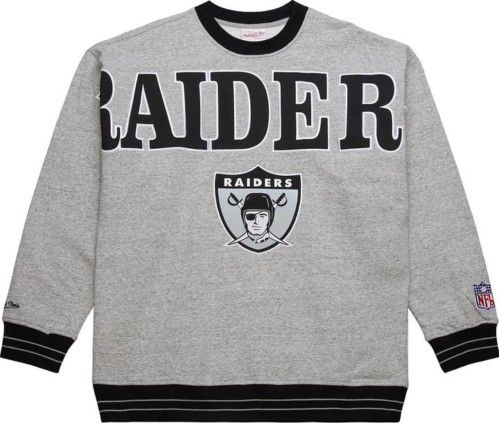 Mitchell & Ness SATIN Fleece Pullover Oakland Raiders - S (S)