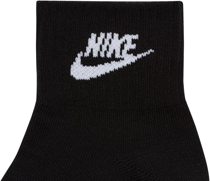 Produktbild Nike Everyday Essential Ankle, Black/White XL (3er Pack, 46 - 50)