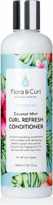 Actual product image Flora & Curl Coconut Mint Curl Refresh Conditioner (300 ml)