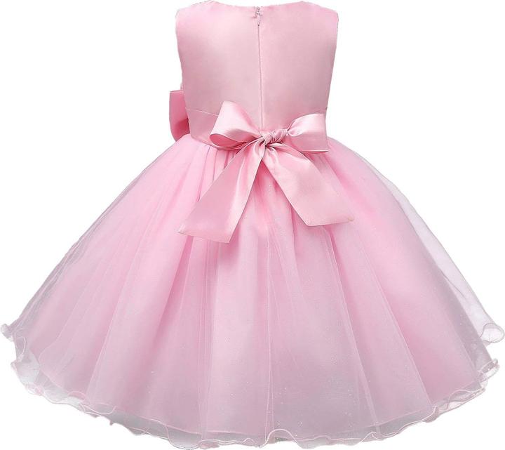 Produktbild JTI Abendkleid mit Schleife und Blumen - Rosa (130)