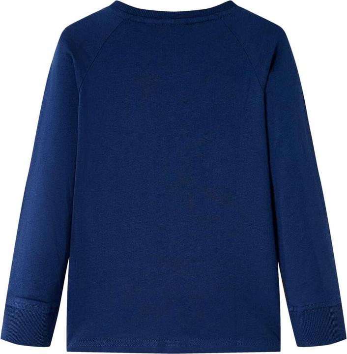 Immagine prodotto VidaXL Camicia a maniche lunghe per bambini blu navy 140,Materiale: 100 (140)