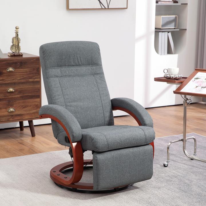 Image du produit Homcom Relaxsessel Polyester Grau