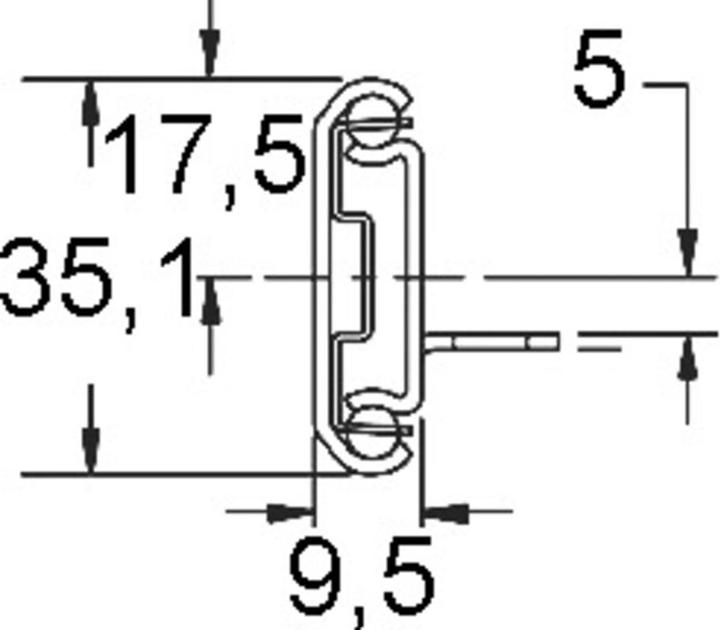 Actual product image Accuride Ball part-extension Dual 2002