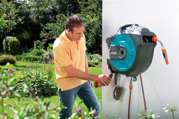 Actual product image Gardena Wall-mounted hose box 35 Roll-up (35 m)