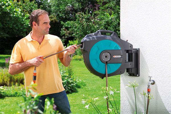 Actual product image Gardena Wall-mounted hose box 35 Roll-up (35 m)