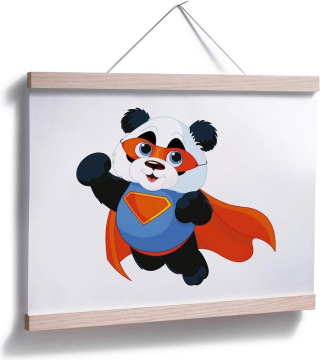 Actual product image Trenddeko Super Panda (100 x 80 cm)