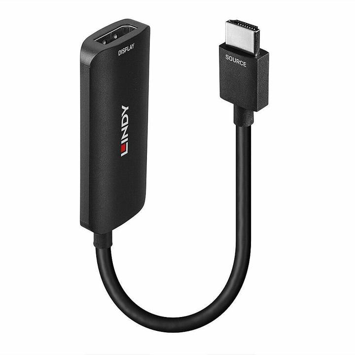 Actual product image Lindy HDMI 4K60 to DisplayPort 1.2 Converter For connecting an HDMI source to a DisplayPort display. (HDMI, 15.70 cm)