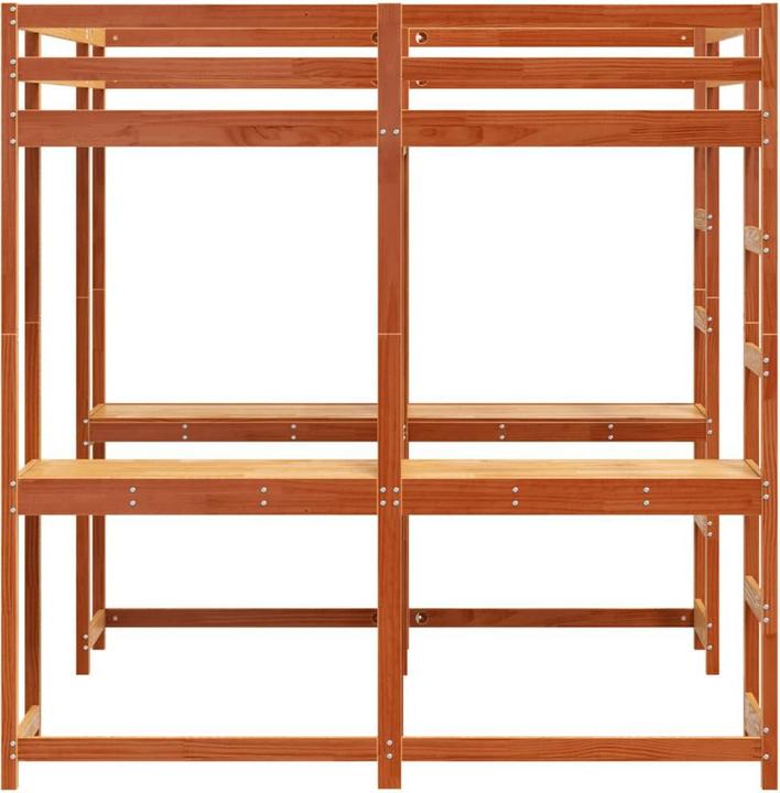 Actual product image VidaXL Loft bed with desk & ladder (160 x 200 cm)