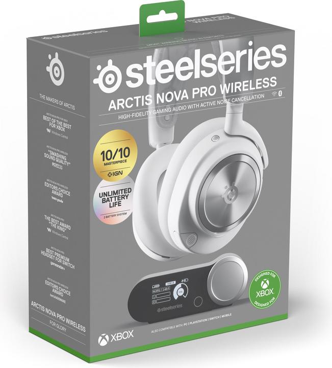 Actual product image SteelSeries Arctis Nova Pro WL X White (Wireless)