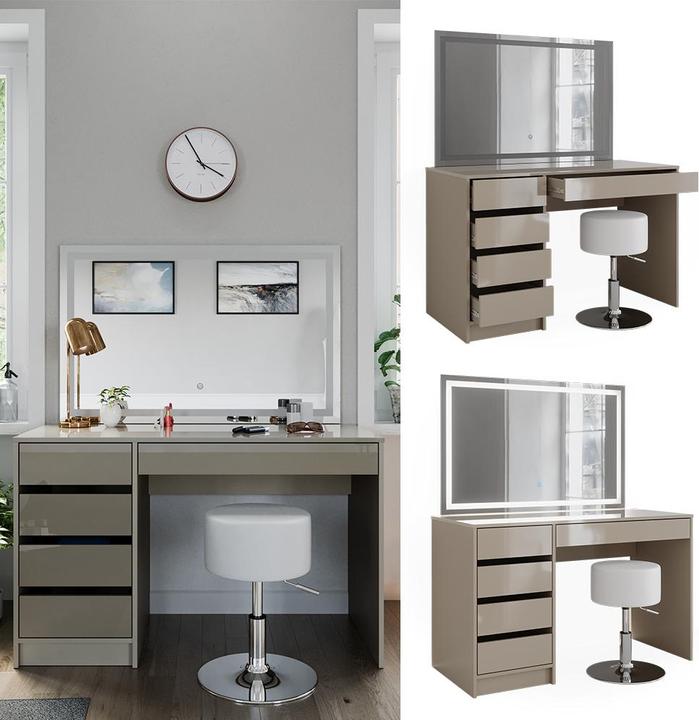 Produktbild Vicco Sherry mit Hocker und Beleuchtung (120 x 75 x 55 cm)