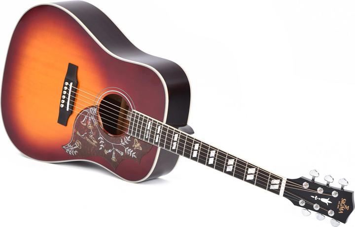 Actual product image Sigma SDM-SG5 (Electric guitar, Ebony, Die-cast chrome, mahogany, Bone)