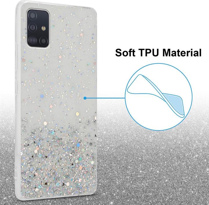 Image du produit Cadorabo Couverture TPU paillettes scintillantes (Samsung Galaxy A51 5G)