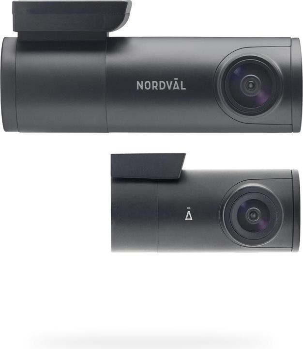 Nordval Nordväl DC102-4K 32GB 2CH Dashcam Caméra de recul avec WLAN, GPS, mode parking (WiFi, Récepteur GPS, Full HD)