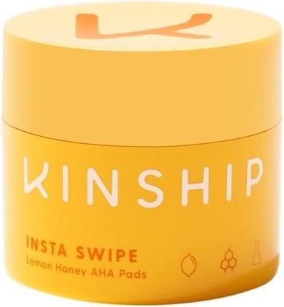 Actual product image Kinship Insta Swipe AHA Exfoliating Pads Lemon Honey Glycolic Acid Face (Exfoliation)