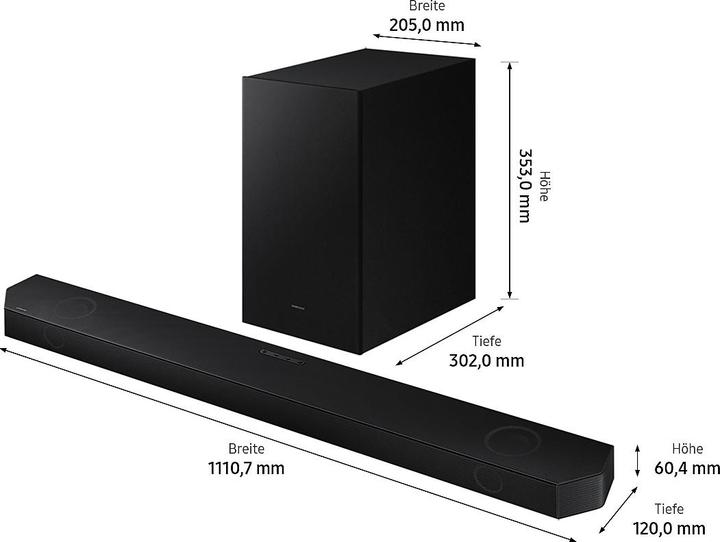Actual product image Samsung HW-Q710B/ZG (330 W, 3.1.2 Channel)