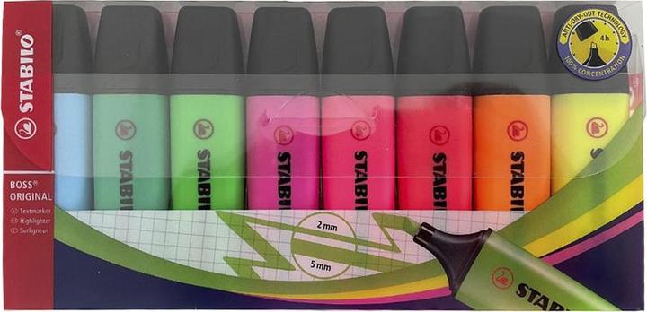 Actual product image STABILO Boss Original (Assorted, 5 mm, 8 x)