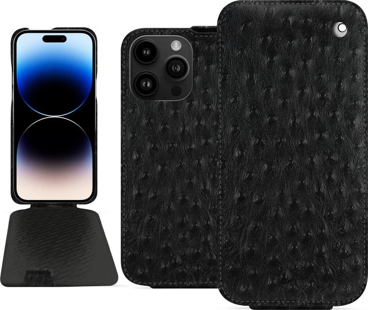 Actual product image Noreve Vertical leather shell (Apple iPhone 15 Pro Max)