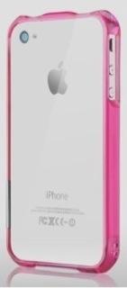 Produktbild more. Color Gem Lucent Bumper für iPhone 5/5S/SE Pink (Apple iPhone 5, Apple iPhone 5s, Apple iPhone SE)