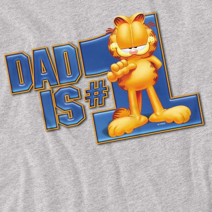 Immagine prodotto Garfield Dad Is Number One Maglietta Uomo (4XL)