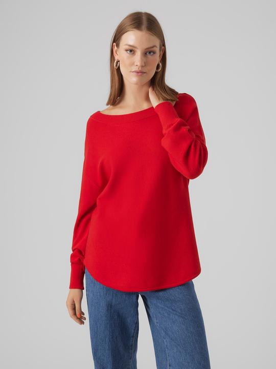 Produktbild Vero Moda VMNANCY LS BOATNECK PULLOVER GA EXC Strickpullover (M)