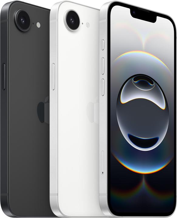 Actual product image Apple iPhone 16e (128 GB, Black, 6.10", SIM + eSIM, 48 Mpx, 5G)