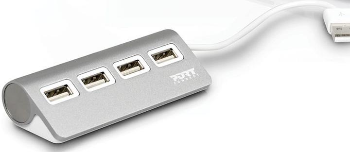 Actual product image Port Designs USB Hub 4 S 2.0 (USB-A, 4 Ports)