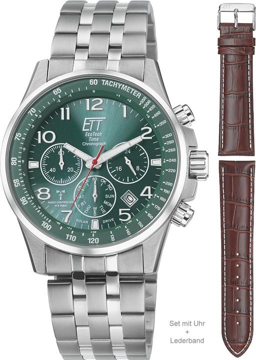 Produktbild ETT EGS-11611-82MS (Sportuhr, Digitaluhr, Lünette drehbar, Funkuhr, Chronograph, 43 mm)