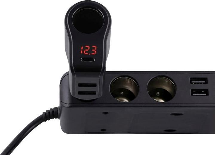 Produktbild T'nB TNB Ladegerät mit 2xUSB-A, USB-C und Zig.Plug