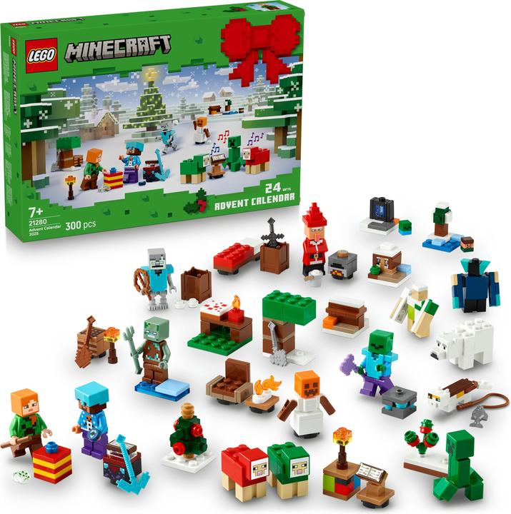 Produktbild LEGO Adventskalender 2025 (LEGO Minecraft, 21280)