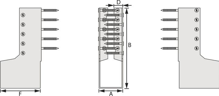 Image du produit Simpson Sst Sabot d.solive SST type BSIN 100/170 (Cintre à solive, 1 pcs)