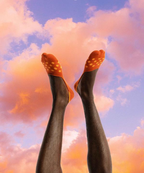 Produktbild DillySocks Hidden Apricot Dot (Einzelpack, 41 - 46)