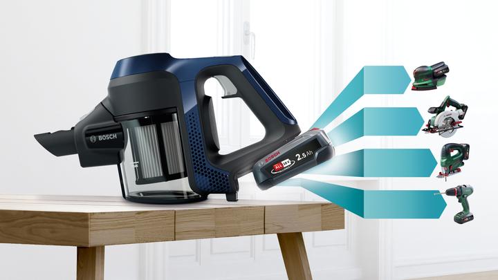 Image du produit Bosch Hausgeräte Série 6 BCS611P4A aspirateur à main Black Bagless