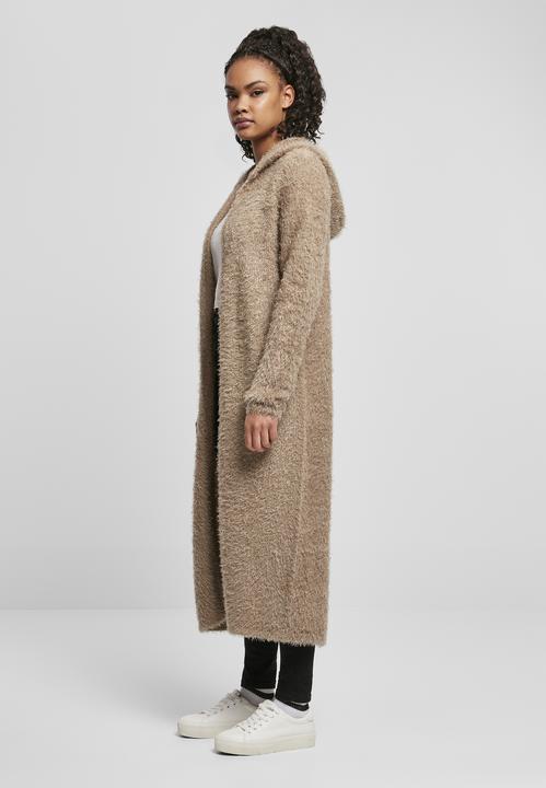 Actual product image Urban Classics Ladies Hooded Feather Cardigan (M)
