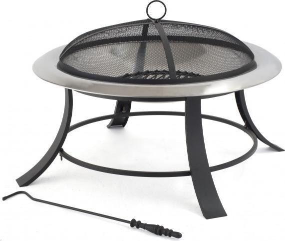 Tepro Silver City fire bowl black (74 cm)