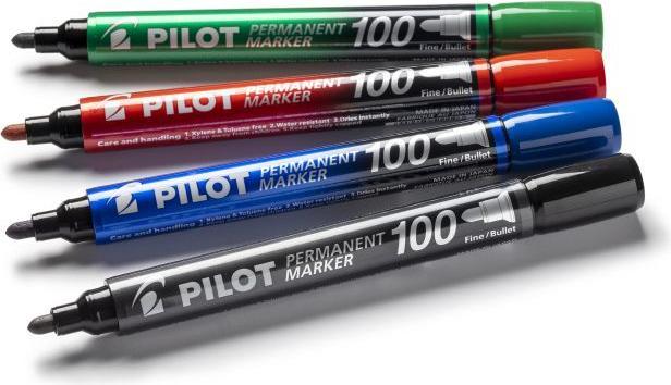 Actual product image Pilot Permanent Marker 100 XL 15+5 Free Black (Black, 4.50 mm, 15 x)