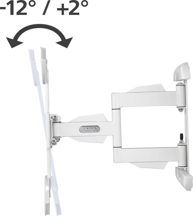 Image du produit Hama Support TV mural, pivotant, inclinable, extensible, 165 cm (65") à 35 kg (Mur, 165", 35 kg)