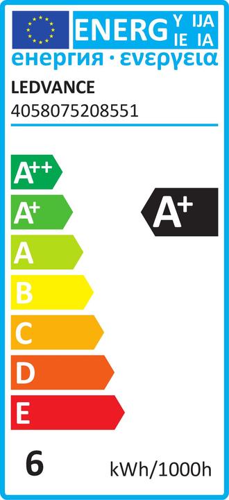 Energie-Label Ledvance Smart+ (E27, 6 W, 650 lm, 1 x, E)