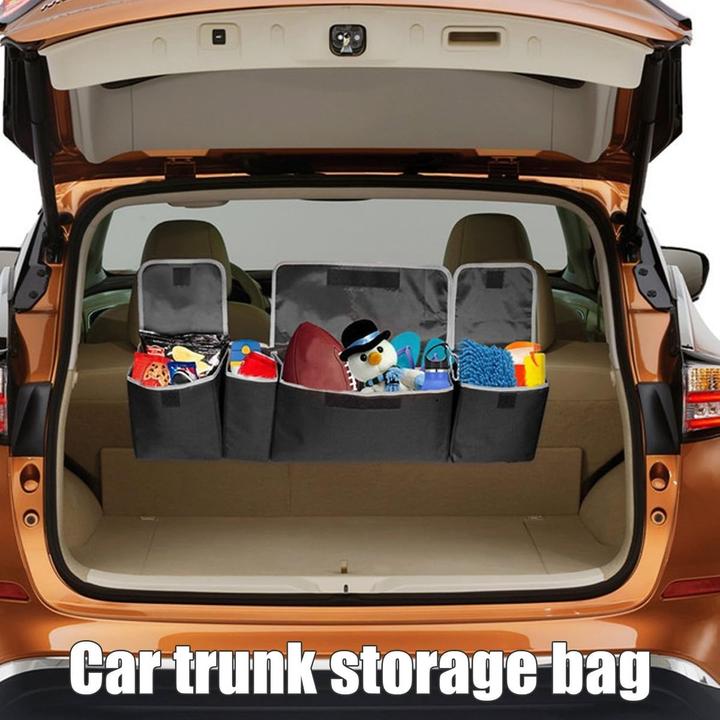 Produktbild König Design Auto Kofferraumtasche Aufbewahrung KFZ Rücksitz Zubehör Tasche Organizer Hänge